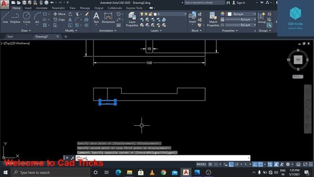 AutoCad 2D Practice : top, front and side view смотреть онлайн