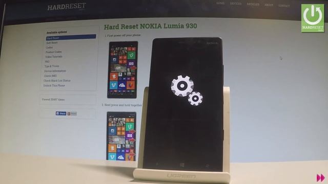 How to Hard Reset NOKIA Lumia 930 - Bypass Screen Lock / Format смотреть онлайн