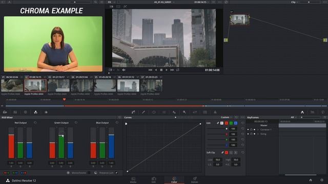 DaVinci Resolve 12 - 50 RGB Mixer Palette смотреть онлайн