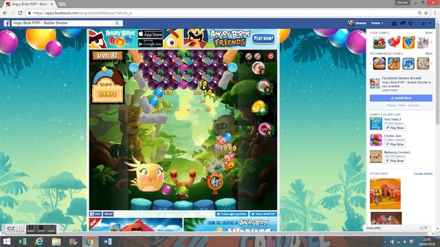 Angry Birds POP! on Facebook - Level 82 Walkthrough смотреть онлайн