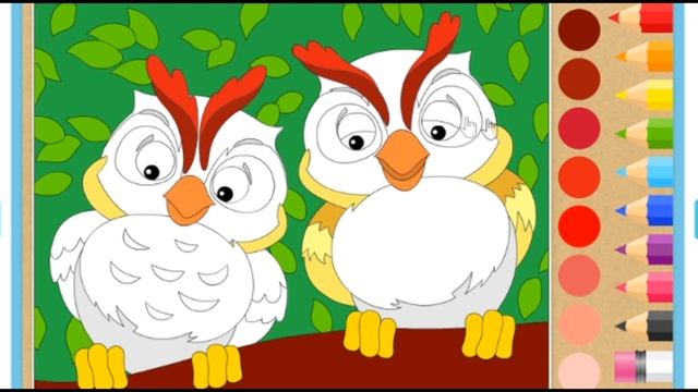 How to Draw | Owls | For kids & Как рисовать | Совы | Для детей смотреть онлайн