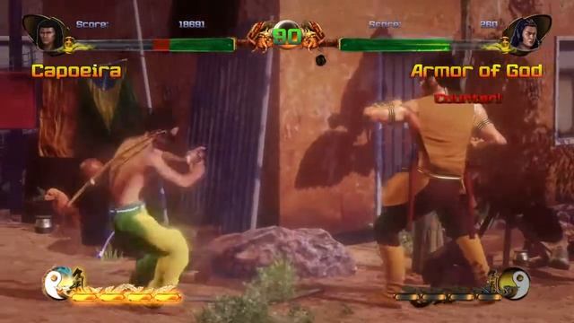 Capoeira (Lateef Crowder) Survival Mode on Hard Difficulty | Shaolin vs Wutang смотреть онлайн