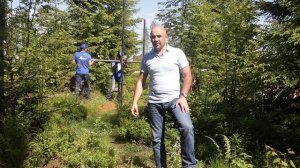 Монтаж забора на винтовых сваях от ООО "СВ-Фундамент"