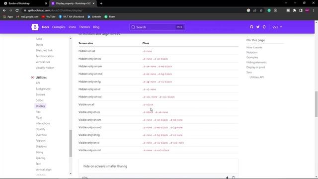display print and screen size | complete bootstrap tutorial in bangla with bootstrap 5 full course смотреть онлайн