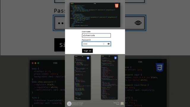 Password Input Light Using HTML CSS Js смотреть онлайн