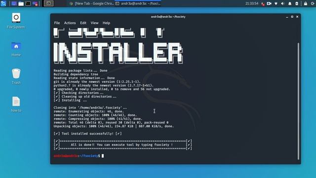 How to install FSOCIETY on Kali Linux 2020.1a смотреть онлайн