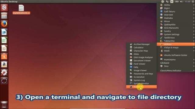mono c# console hello world смотреть онлайн