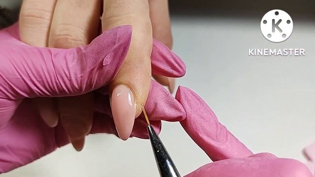 Укрепление ногтей!!!Гель Silcare!!!!Летний цвет осенью!!!! смотреть онлайн