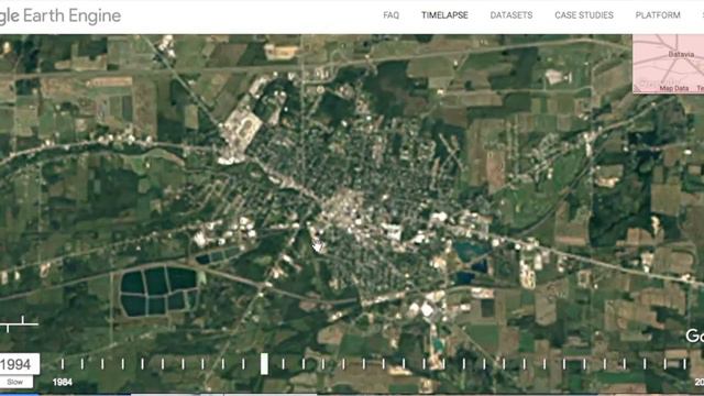Batavia Timelapse via Google Earth смотреть онлайн