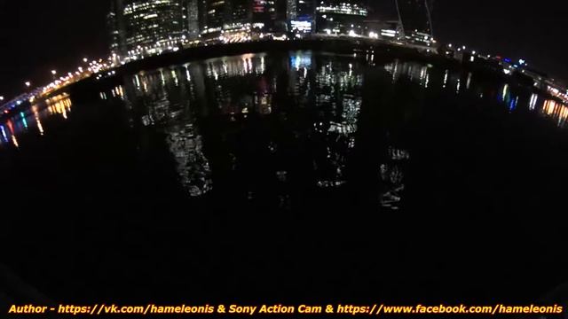 Night Moscow City & Sony Action Cam смотреть онлайн