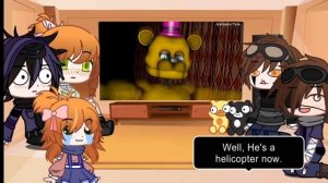 • Aftons react to • terrible excuse for l got no time • Gacha Club •