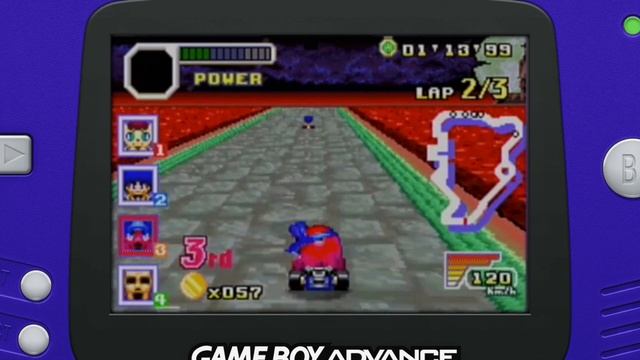 Konami Krazy Racers Full Playthrough - All Licenses & Characters - Nintendo Game Boy Advance смотреть онлайн