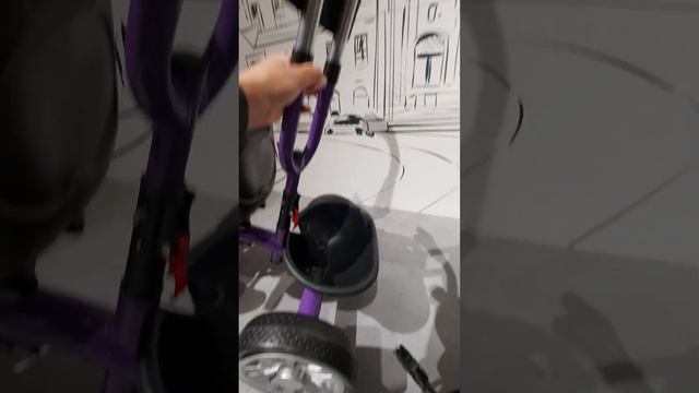 Детский трехколесный велосипед "Adil" с родительской ручкой и музыкальной фарой. Рассрочка. Kaspi смотреть онлайн