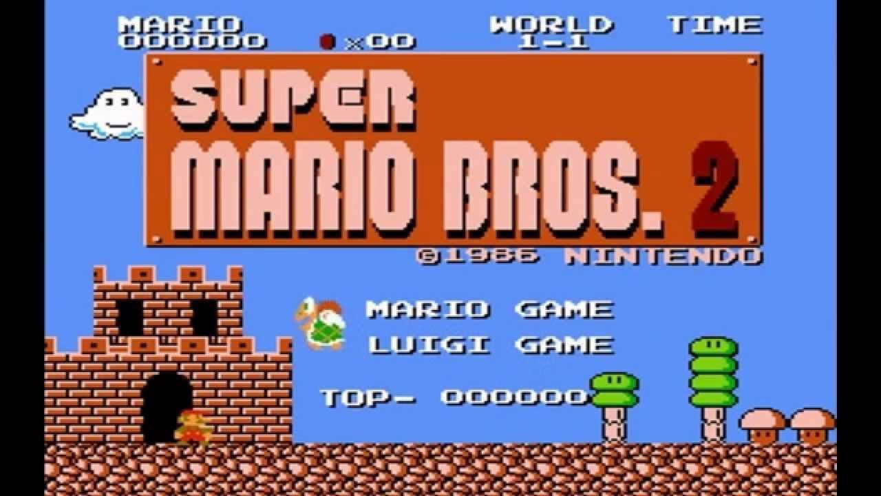 Super Mario Bros 2 (japan) Lost Levels [NES] смотреть онлайн