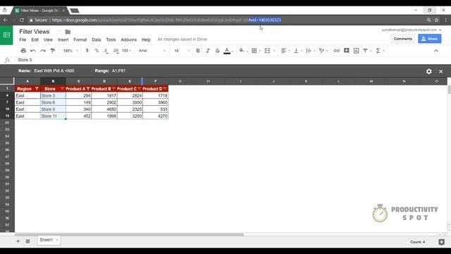 How to Create and Use Filter Views in Google Sheets смотреть онлайн