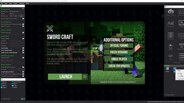 Creating a Game Launcher in GLCV2 Tutorial смотреть онлайн