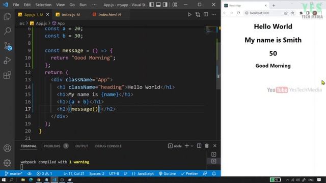JSX | React JS Malayalam Tutorial | Part-2 смотреть онлайн