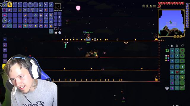 Terraria Multiplayer | Ep 10 | Horde of Monsters VS Upgrades! смотреть онлайн
