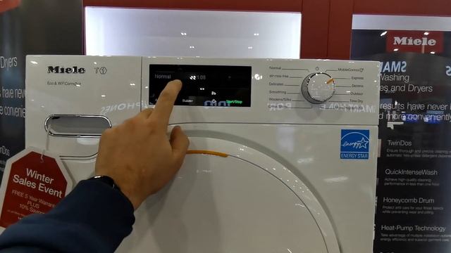 Обзор сушки Miele TWF160 WP T1, обзор машинки. смотреть онлайн