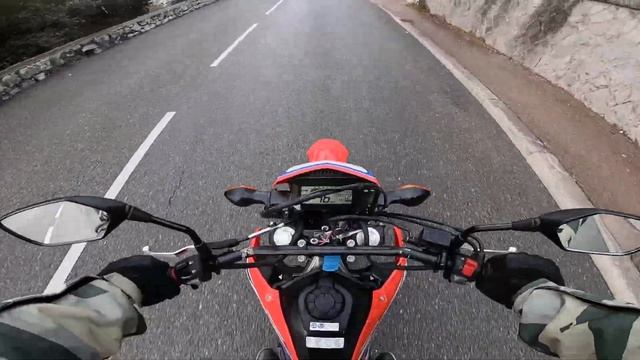 Honda CRF 300l тест по городу.