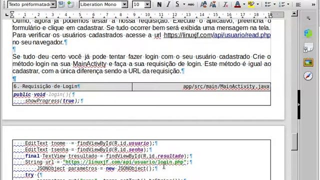 PDM2 - Login Remoto Volley API JSON смотреть онлайн