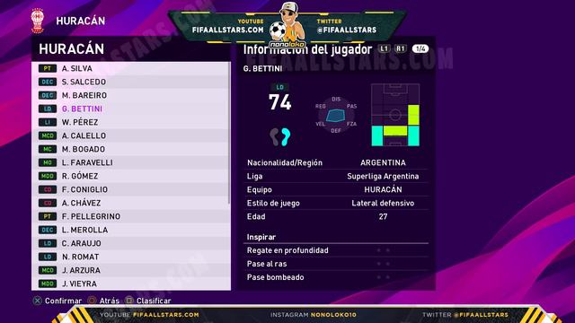 eFootball PES 2020 SUPERLIGA Argentina TODAS FACES y RATINGS (Update) смотреть онлайн