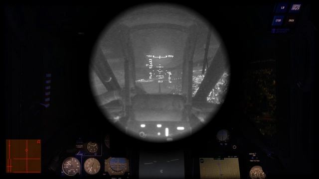 DCS Ка50 Ночное освещение и атака цели смотреть онлайн