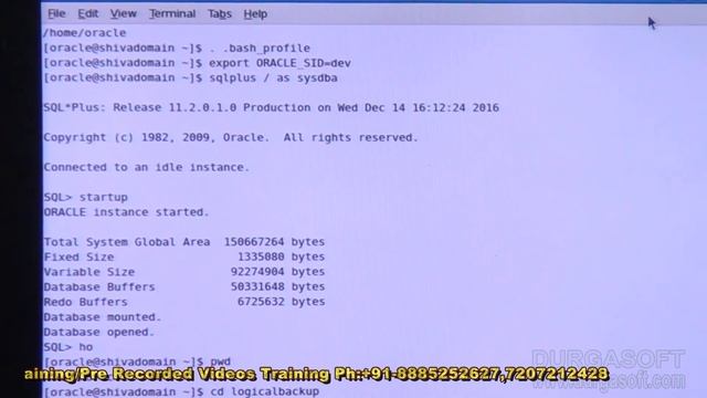 Oracle DBA Tutorials || online training || Logical incremental Backups by Shiva смотреть онлайн