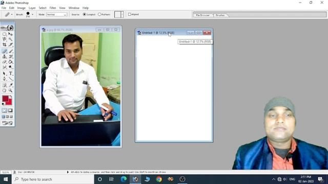Healing Brush Tool Photoshop 7.0 || Patch brush tool in Photoshop 7.0 смотреть онлайн