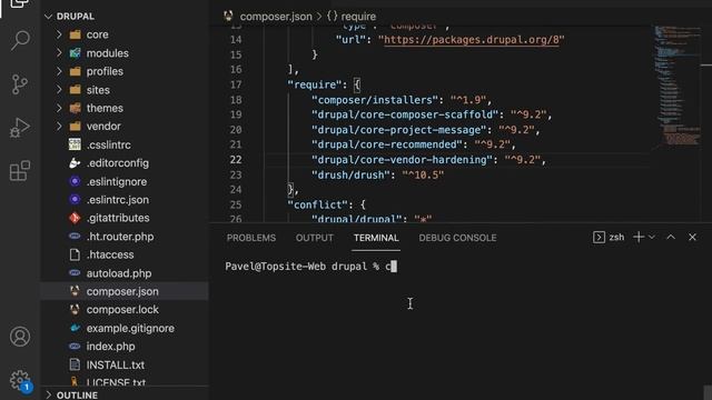 Drupal — удаление модуля смотреть онлайн