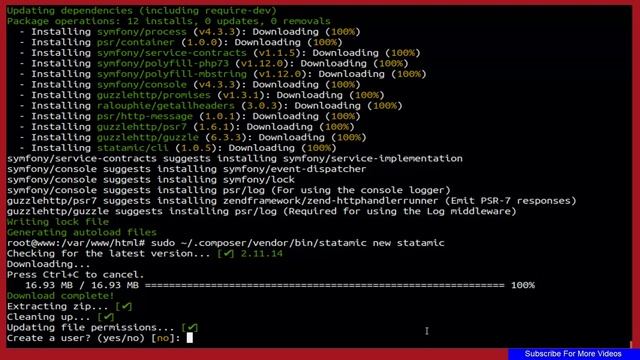 How To install Statamic CMS On Ubuntu 18.04 LTS смотреть онлайн