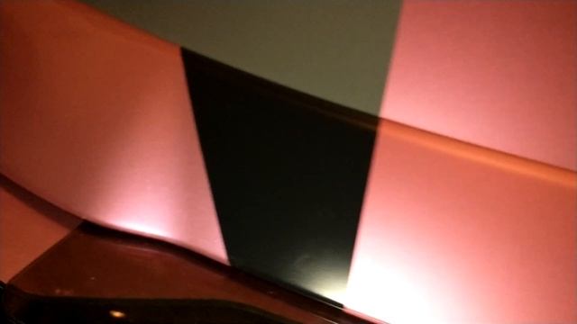 Charger rear spoiler partially wrapped in pink gloss. смотреть онлайн