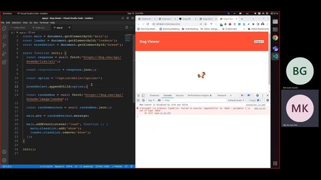 04 JavaScript Dog Viewer API Integration - Day 14 смотреть онлайн