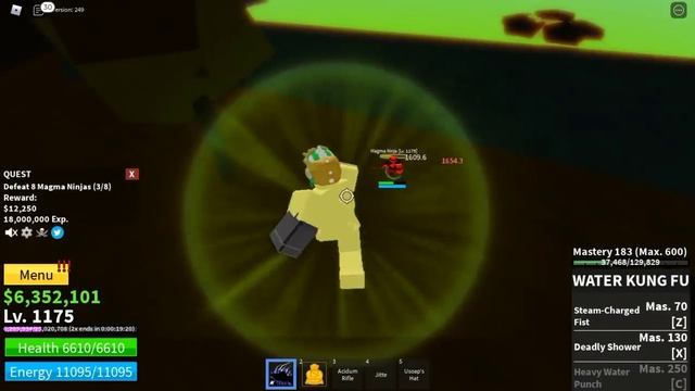 Buddha Fruit USER Level 700 to1500 (UPDATE 17 Blox Fruits) NOOB TO PRO Episode 2 смотреть онлайн