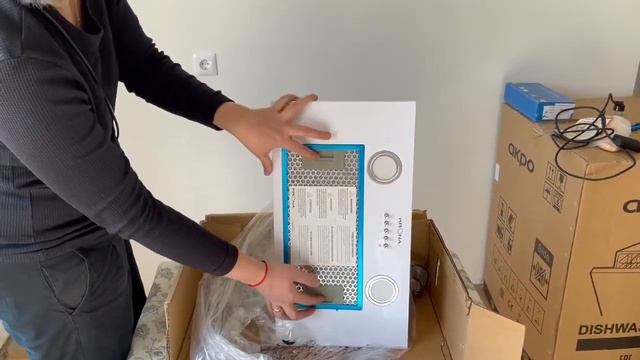 Распаковка — Вытяжка скрытая Krona Selina 600 PB смотреть онлайн