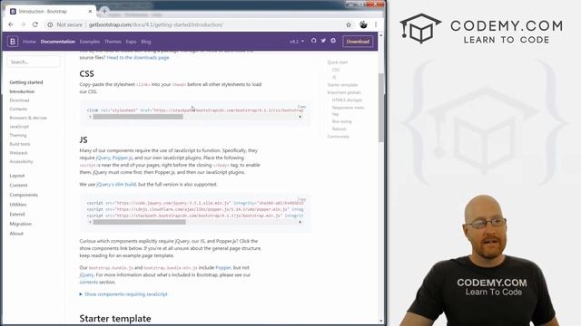 Bootstrap 4 For Frontend Web Development - Getbootstrap.com Site Overview смотреть онлайн