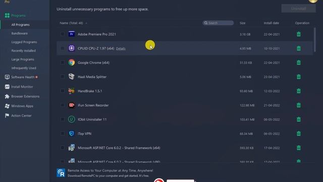 How to use IObit Uninstaller | Remove Virus | Completely Remove Unwanted Programs file folder смотреть онлайн