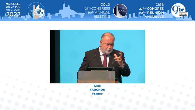 Loïc Fauchon's speech at the 27th ICOLD Marseille смотреть онлайн