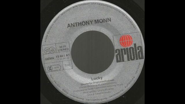Anthony Monn - Lucky - 1978 - Coverversion - Bernie Paul - Lucky