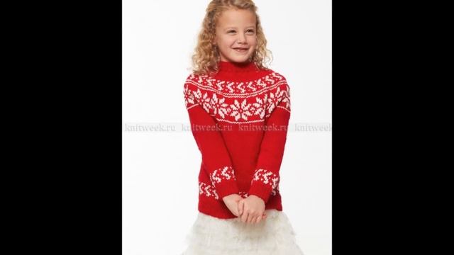 Джемпер Спицами для Девочки 12 лет - 2019 / Cardigan Spokes for Girl 12 years old смотреть онлайн