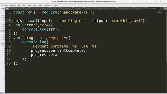 Learn how to convert Videos using Node JS (in 4 minutes) смотреть онлайн
