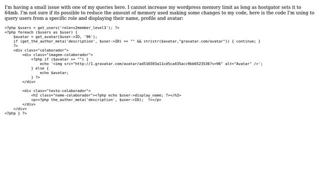 Wordpress: Memory usage when querying users (2 Solutions!!) смотреть онлайн