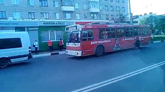 Новочебоксарск троллейбус 1123 на 52 маршруте до ремонта. смотреть онлайн