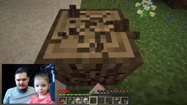 Вика строит первый дом в Майнкрафте / Первый день в Minecraft / Выживание в Майнкрафт Vika-Star Pla смотреть онлайн