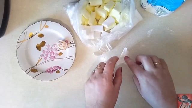 3. Украшения для КУЛИЧЕЙ. Цветы из маршмеллоу.Jewelry For KULICHEY.