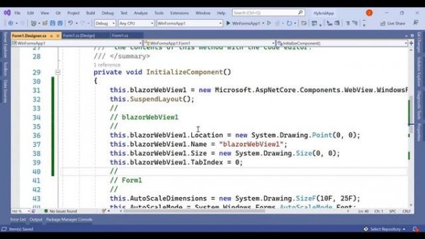 Blazor Desktop App Visual Studio 2022 C# .Net 6 - Hybrid Windows Form using Razor Class Library
