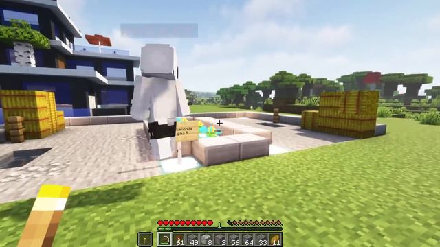 Minecraft, But What You Touch Turns Into Diamonds!! смотреть онлайн