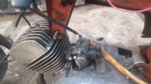 Снимаю мотор с мопеда карпаты