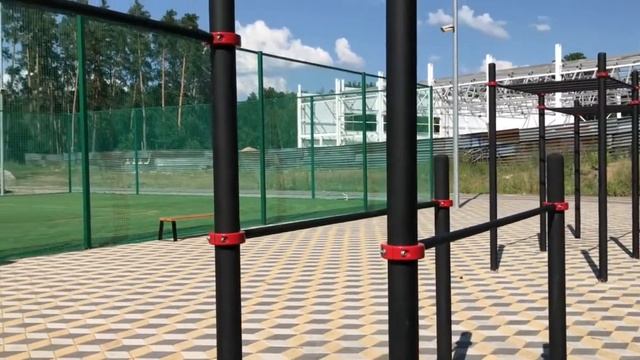 Обзор воркаут площадки от компании BATR.KZ смотреть онлайн