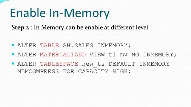 Oracle 12c in memory смотреть онлайн